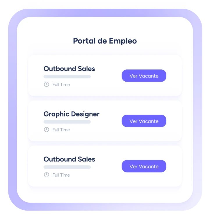 Portal de empleo personalizado