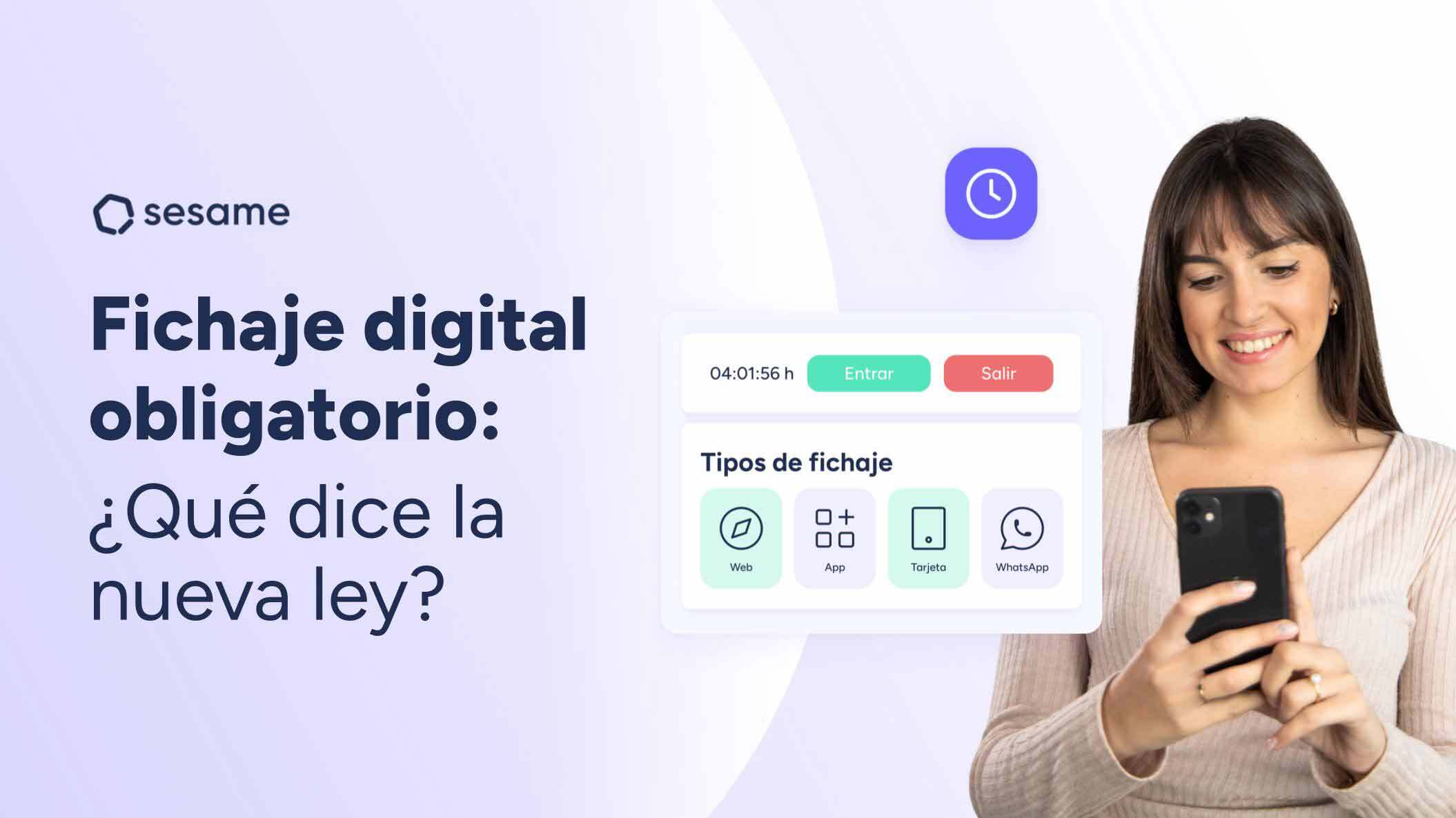 Ley de fichaje digital en España